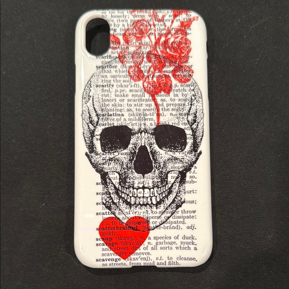 XPLR Sam & Colby Skull and Roses iPhone XR Case